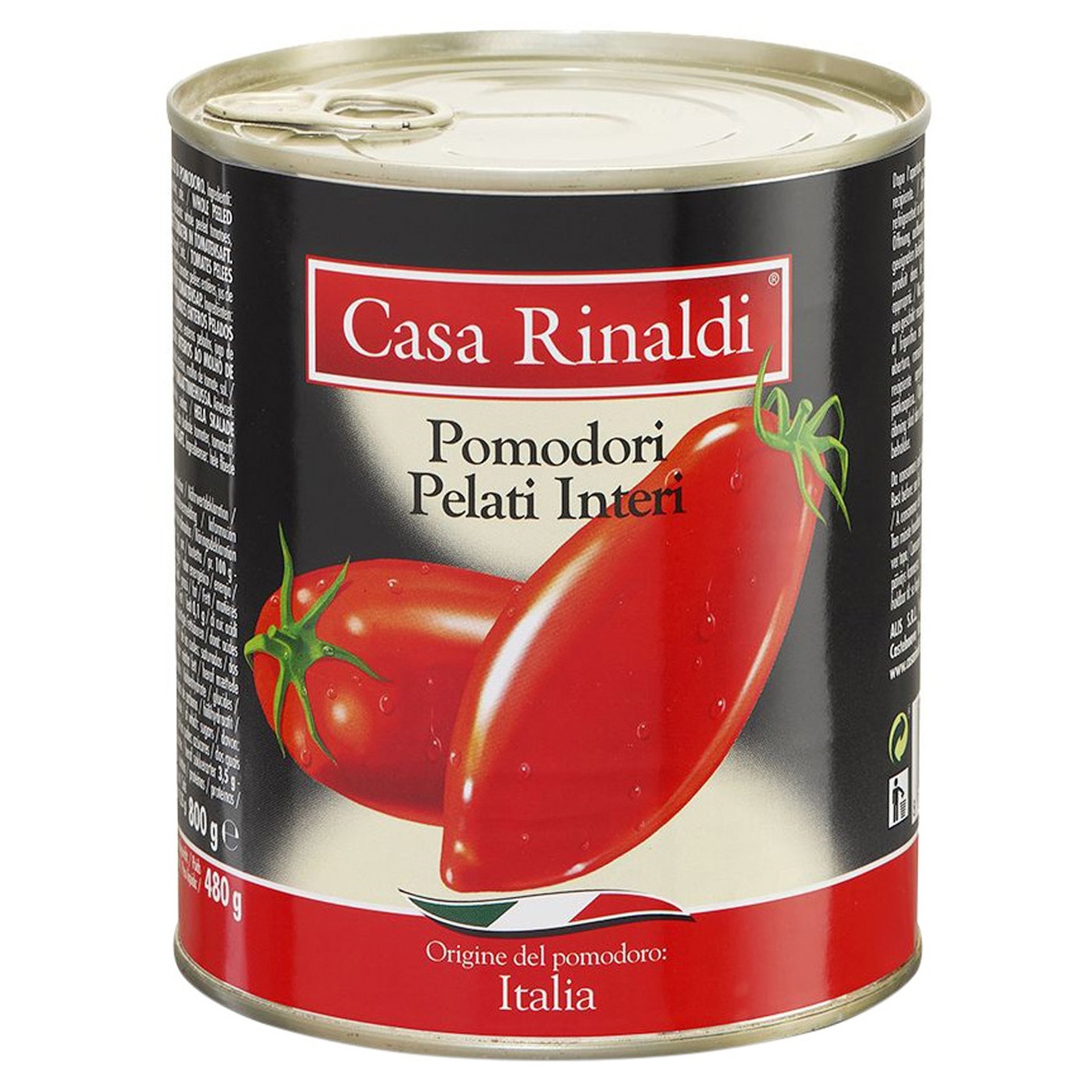 

Томаты Casa Rinaldi очищенные в собственном соку 800г