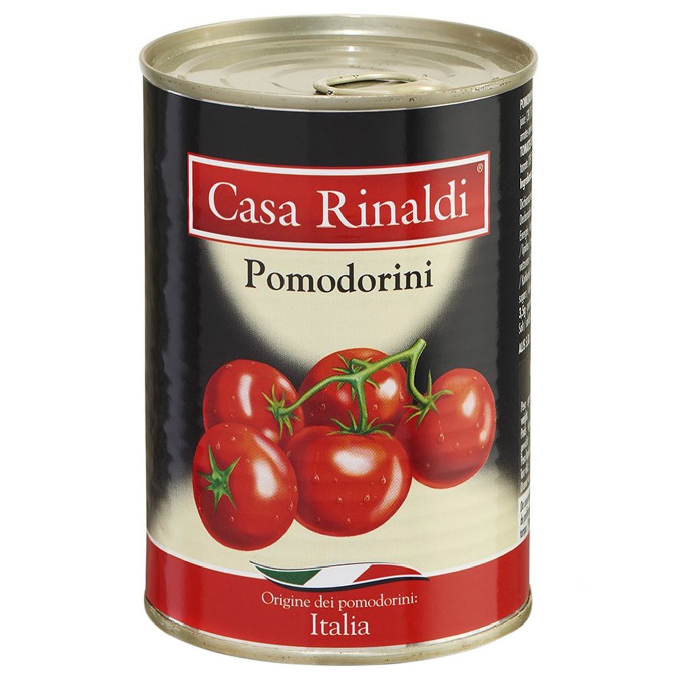 

Томаты Casa Rinaldi маленькие в собственном соку 400г