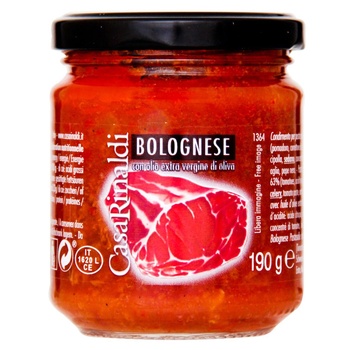 Casa Rinaldi Bolognese Tomato Sauce 190g - buy, prices for Za Raz - photo 1