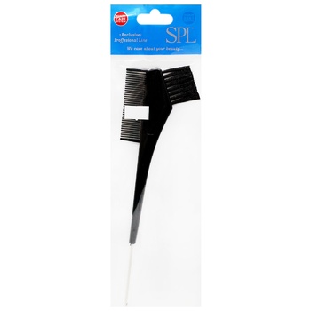 SPL 964048 Black Brush with Comb and Hook