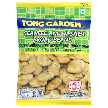 Фасоль Tong Garden жареная васаби и угорь 40г