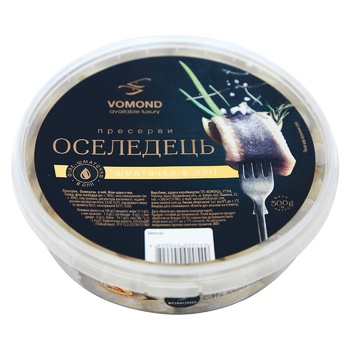 Vomond in oil preserves fish herring 500g - buy, prices for Auchan - photo 1