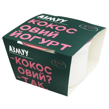 Йогурт Азмуу кокосовий 200г - купити, ціни на Auchan - фото 1