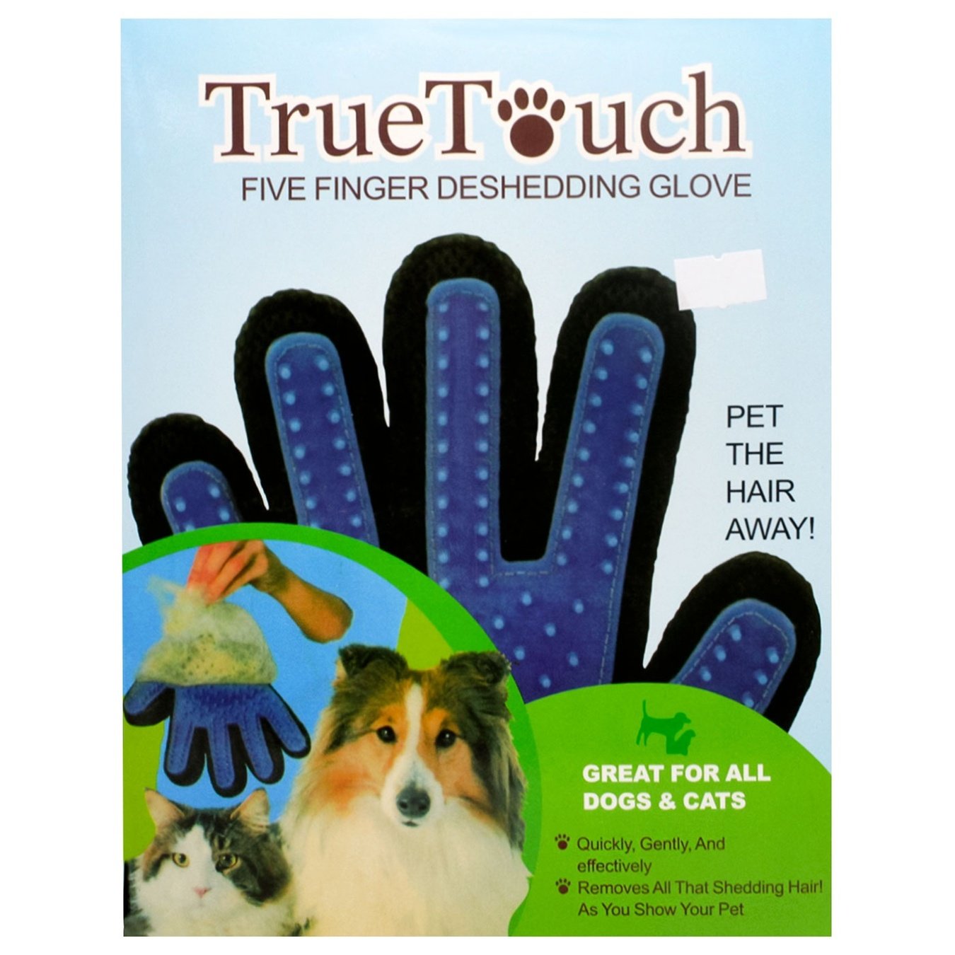 

Перчатка True Touch 4227 для вычесывания животных