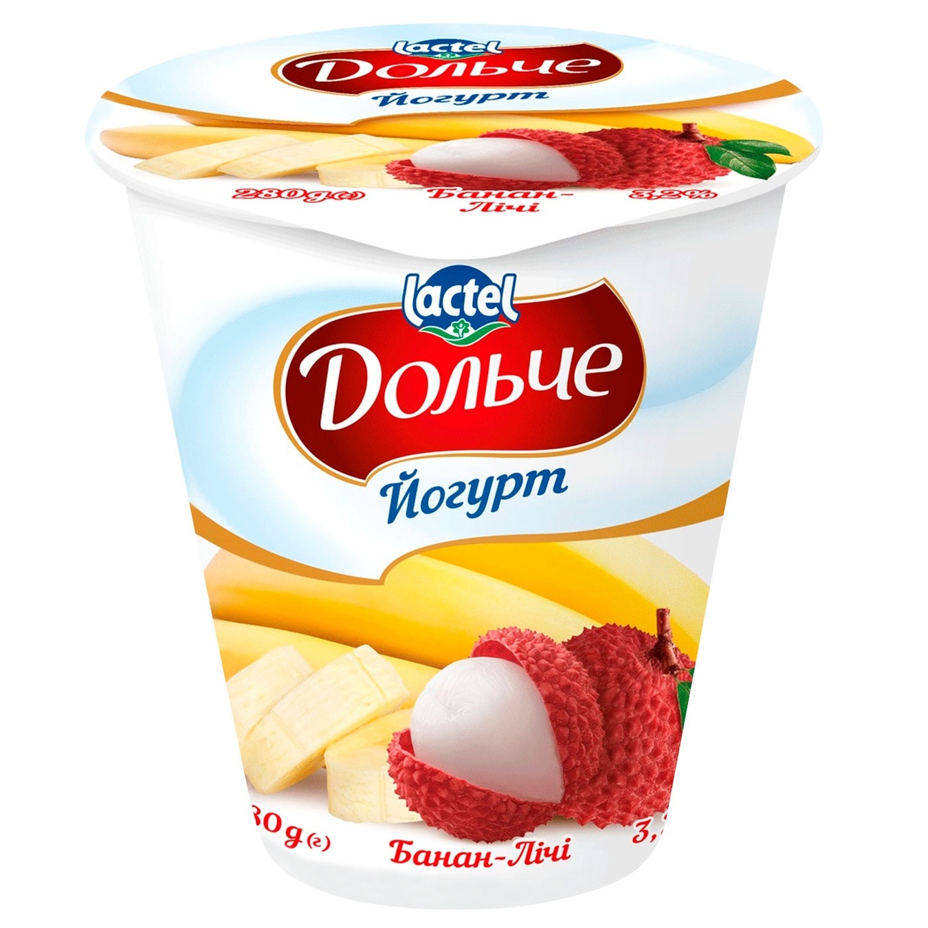

Йогурт Дольче Банан-личи 3,2% 280г