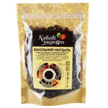 Coffee Beans with vanilla almond flavor - buy, prices for Auchan - photo 1