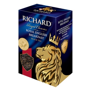 Richard English Breakfast black tea 90g - buy, prices for Auchan - photo 1