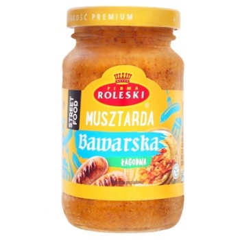 Roleski Bavarian Mustard 220g - buy, prices for Auchan - photo 1