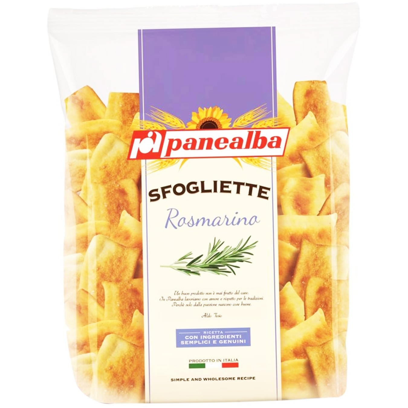 

Печенье Panealba Sfogliette с розмарином 180г