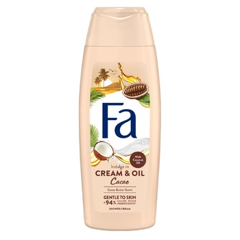 Fa Сream & Oil  with Coconut and Cocoa Oil Flavor Shower Gel  250ml - buy, prices for ULTRAMARKET - photo 1