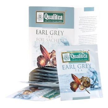 Чай чорний Qualitea Earl Grey з бергамотом 2г*20шт - купити, ціни на МегаМаркет - фото 2