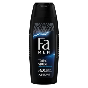 Fa Men Shower Gel Body-Skin-Hair Polynesia Elements Tropic Storm 250ml - buy, prices for Vostorg - photo 1