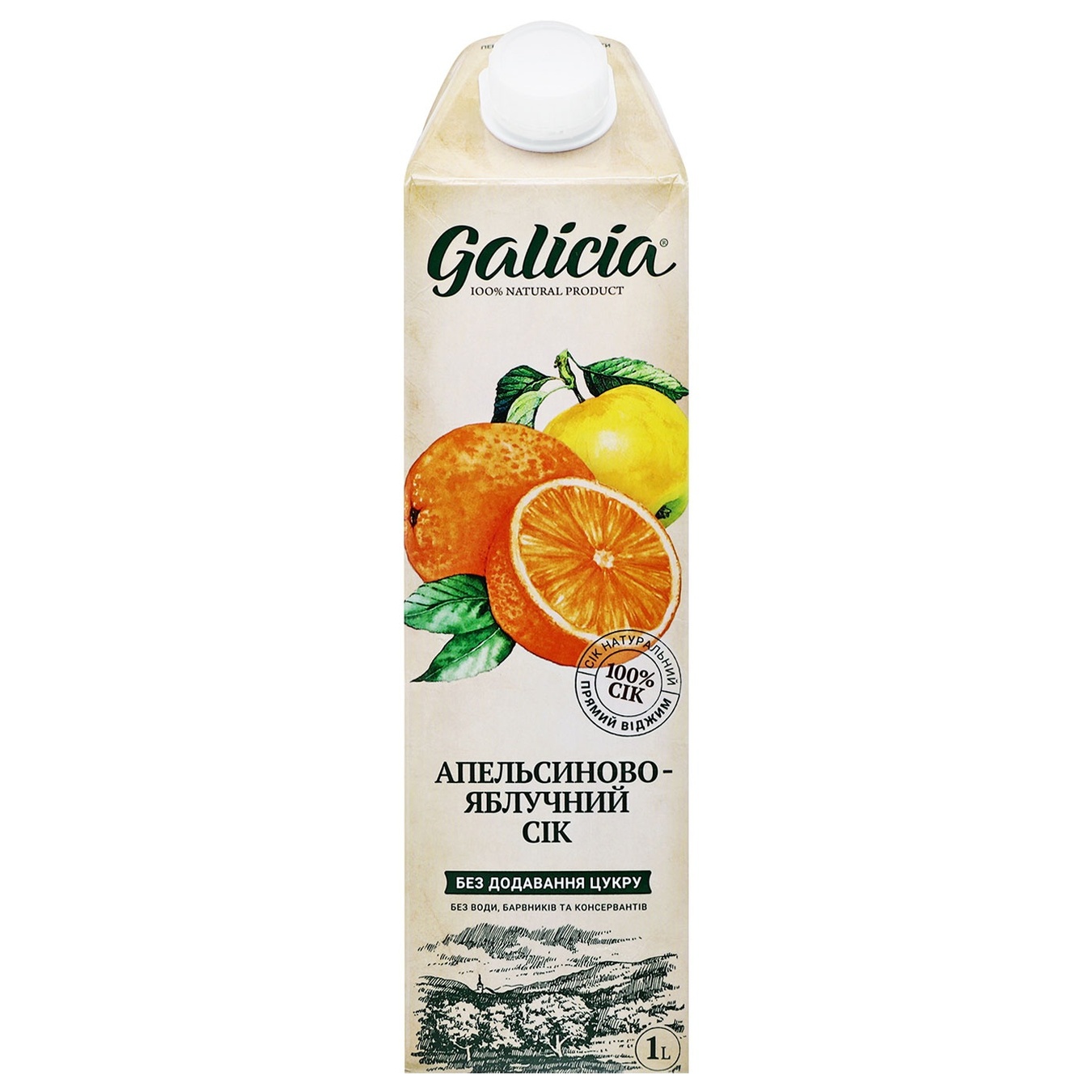

Сок Galicia апельсиново-яблочный 1л