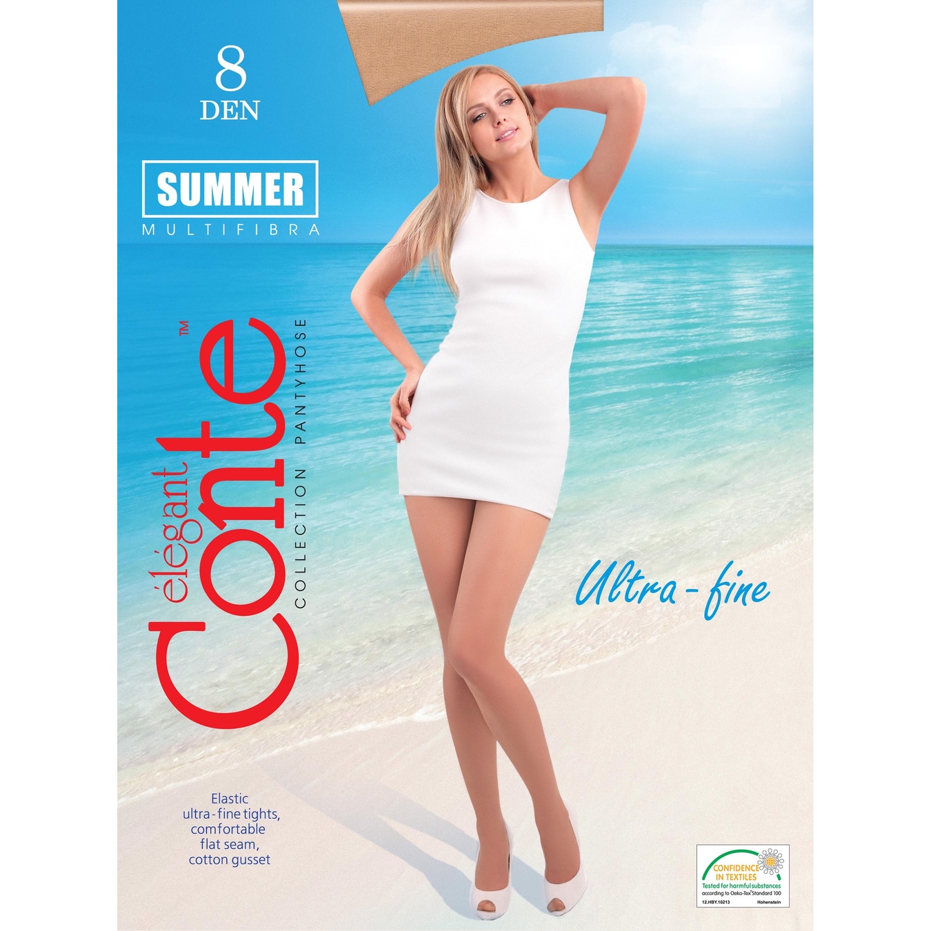 

Колготки женские Conte Summer 8ден р.2 Nero