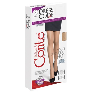 Conte Elegant Dress Code Nero Women's Tights 8den 3s - buy, prices for Vostorg - photo 4