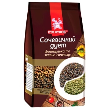 Сочевичний дует Сто Пудів 400г - купити, ціни на Cупермаркет "Харків" - фото 1