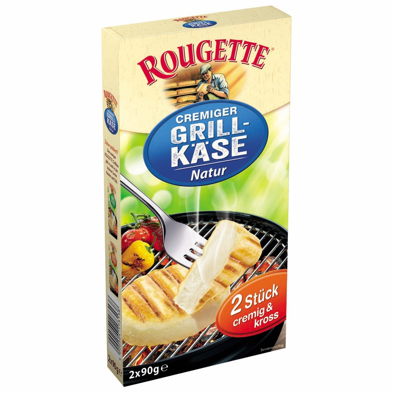 

Сыр Rougette Cremiger Грилькейс сливочно-мягкий 55% 2*90г