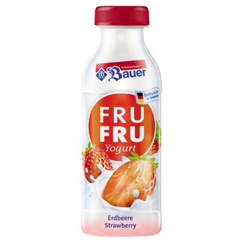 Йогурт питьевой Bauer Fru Fru Клубника 1,8% 235г - купить, цены на КОСМОС - фото 1