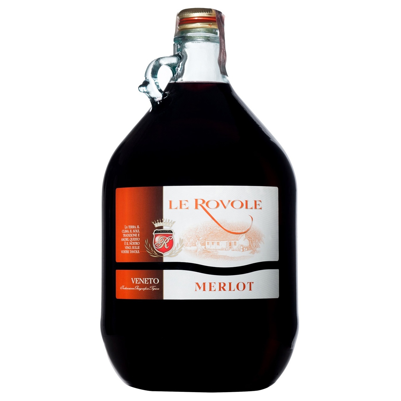 

Вино Le Rovole Merlot красное сухое 11% 5л