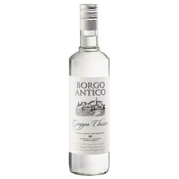 Лікер Borgo Antico Grappa Classica 40% 0,7л - купити, ціни на МегаМаркет - фото 1