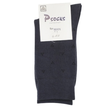 PSocks Men's Socks s.40-41 Dark Grey