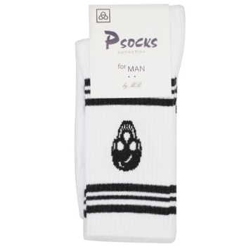 PSocks Comfort Men's Socks s.44-45 Scull White - buy, prices for - photo 1