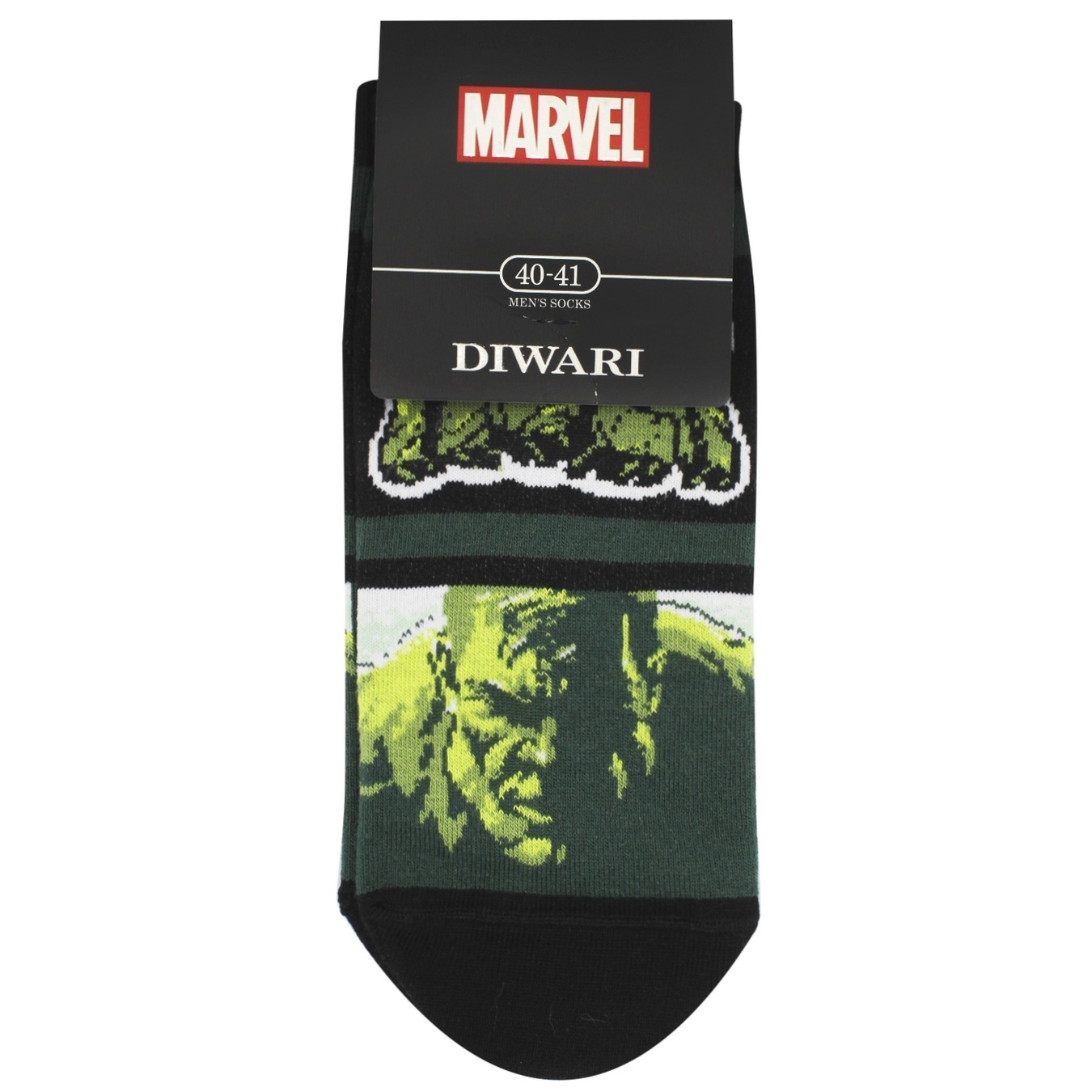 

Носки мужские DiWaRi Marvel р.25 темно-зеленый