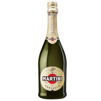 Вино ігристе Martini Prosecco біле екстра сухе 11,5% 0,75л - купити, ціни на МегаМаркет - фото 1