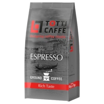 Кофе молотый TOTTI Caffe Espresso 250г - купить, цены на - фото 1