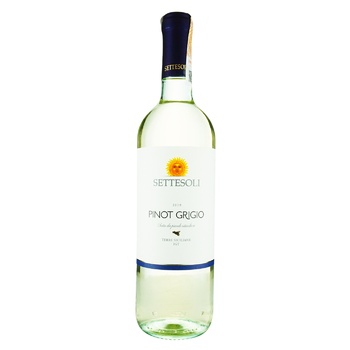 Вино Settesoli Pinot Grigio Sicilia белое сухое 13% 0,75л
