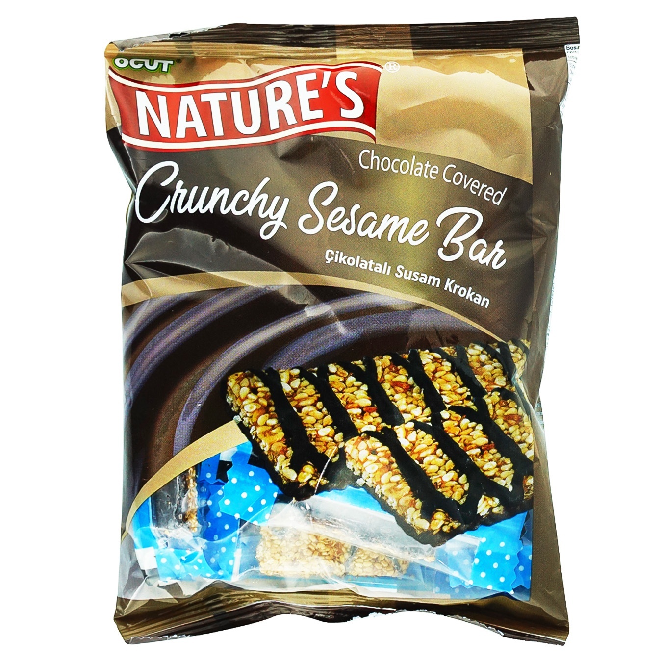 

Батончик Ogut Nature's кунжутный с шоколадом 200г