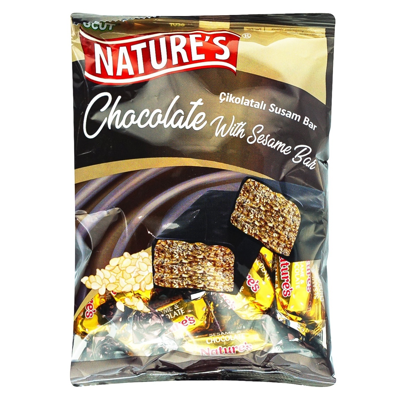 

Батончик Ogut Nature's кунжутный в шоколаде 200г