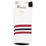PSocks Comfort Men's Socks s.44-45 Large Stripes White