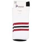 Носки мужские PSocks Комфорт р.42-43 белый широкие полоски