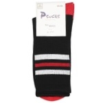 Носки мужские PSocks Комфорт р.44-45 черный широкие полоски