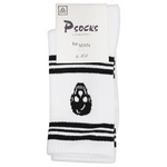 PSocks Comfort Men's Socks s.42-43 Yin Yang White