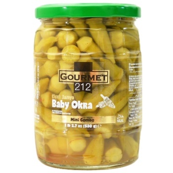 Gourmet 212 Baby Okra 530g - buy, prices for Auchan - photo 1