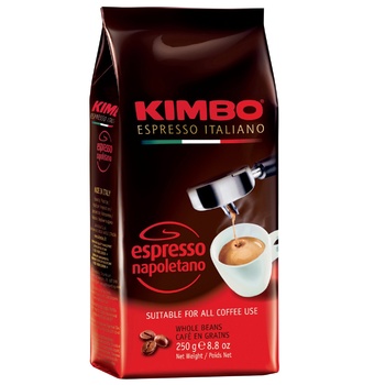 Кофе Kimbo Espresso Napoletano в зернах 250г - купить, цены на NOVUS - фото 2