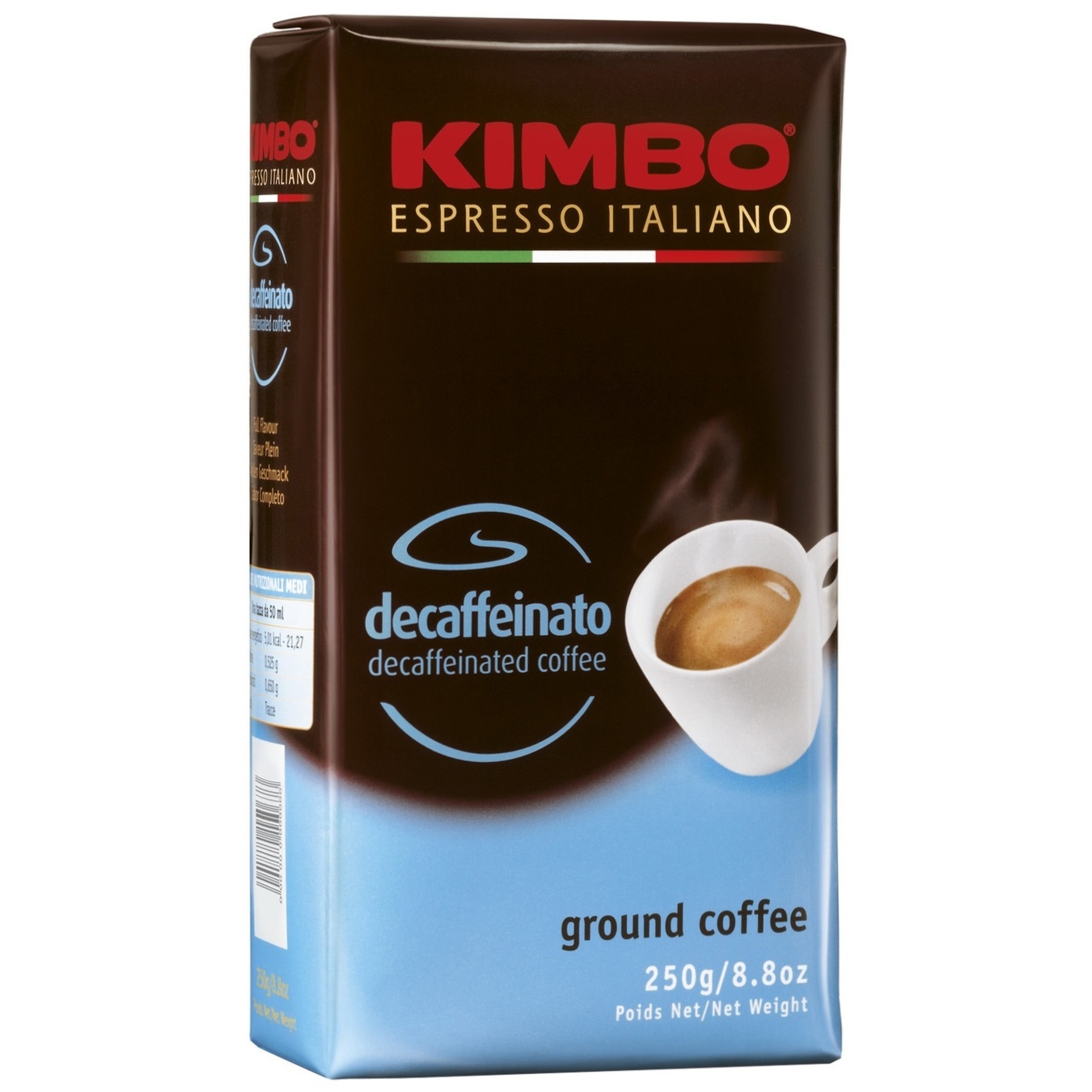 

Кофе Kimbo Decaffeinato молотый 250г