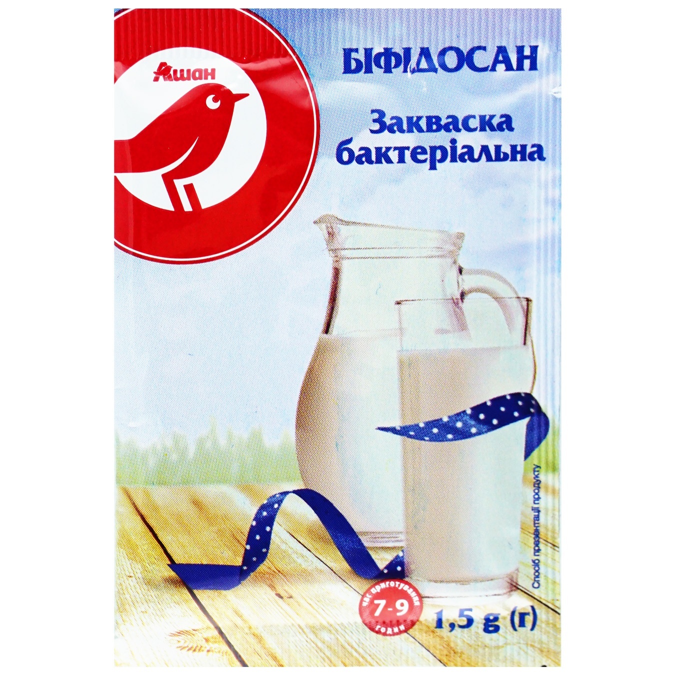 

Закваска бактериальная Ашан Бифидосан 1.5г