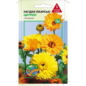 Agrokontrakt Marigold Medicinal Seeds 0.5g - buy, prices for MegaMarket - photo 1