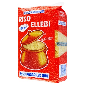 Рис Ellebi Parboiled Ribe пропаренный 1кг - купить, цены на Auchan - фото 1