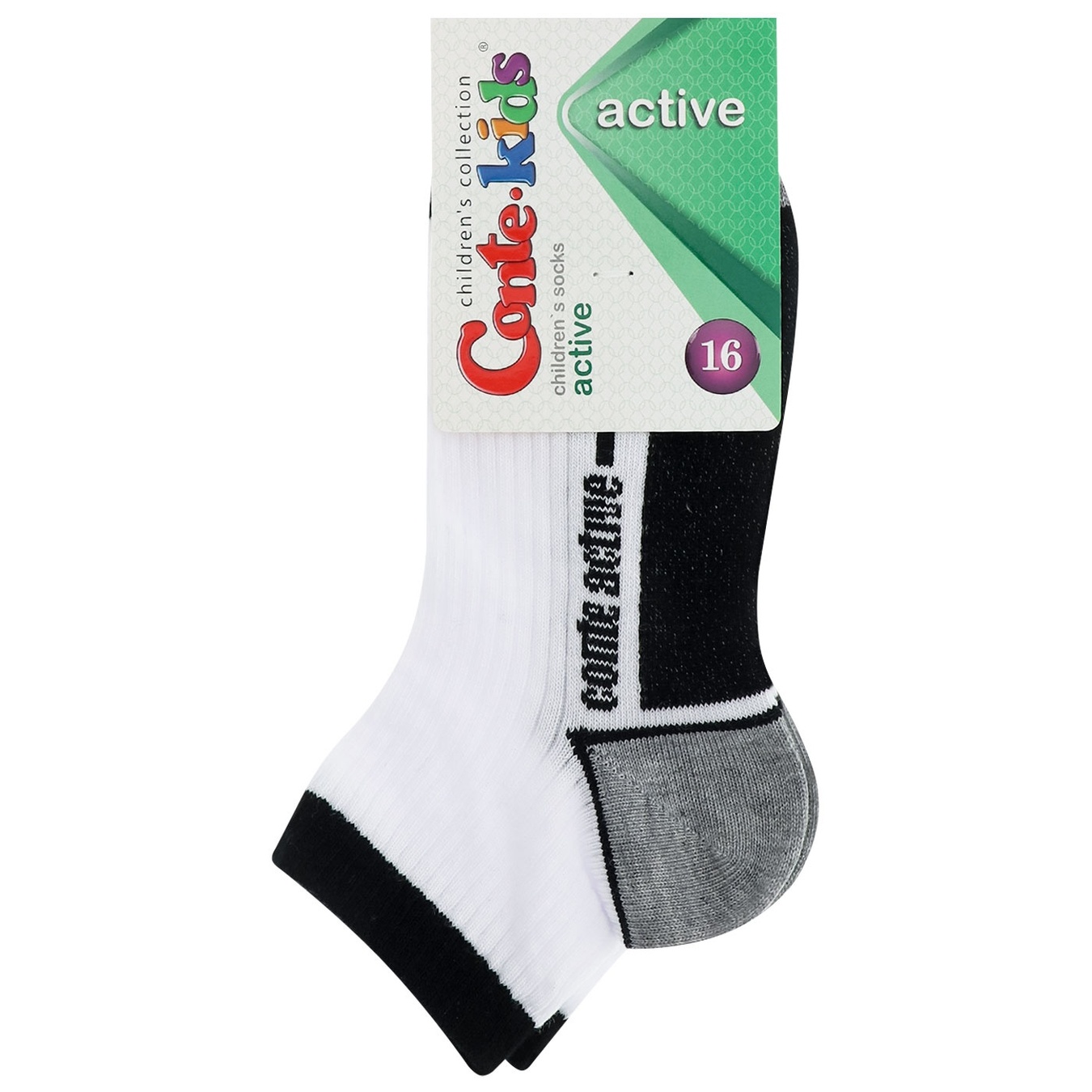 

Носки детские Conte-kids Active белый размер 16