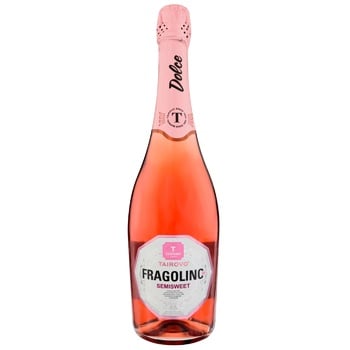 Tairovo Fragolino Semi-Sweet Rose Sparkling Drink 6.0-6.9% 0.75l - buy, prices for Auchan - photo 1