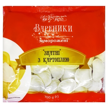 Ukrayinsʹka Zirka Dumplings With Potatoes 700g - buy, prices for Tavria V - photo 1