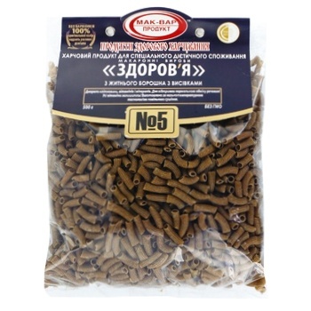 Mak-Var Coarse Rye Flour Pasta “Zdorovje” No.5 With Rye Bran - buy, prices for NOVUS - photo 1