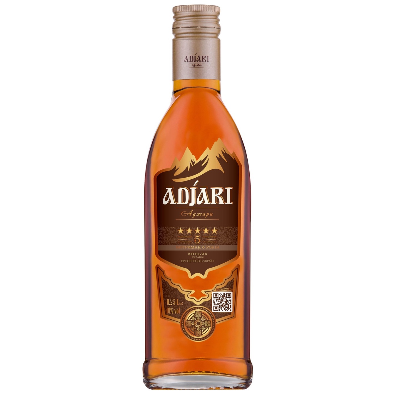 

Коньяк Adjari 5* 40% 0.25л