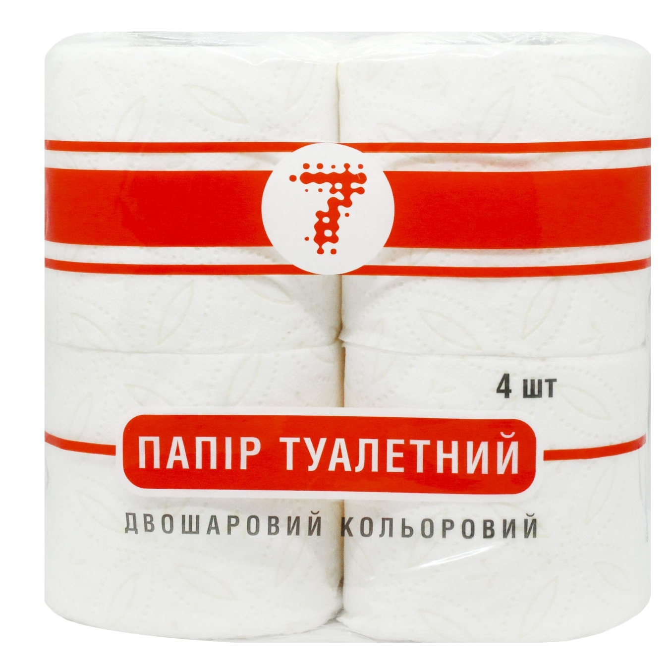 

Туалетная бумага Семерка желтая 4шт