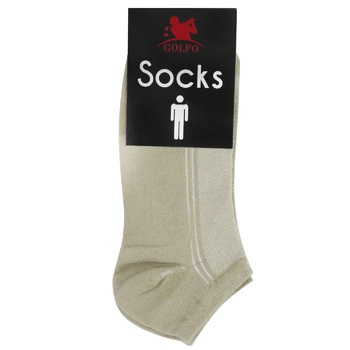 Golfo Sport Men's Socks Short s.25-27 Beige - buy, prices for - photo 1