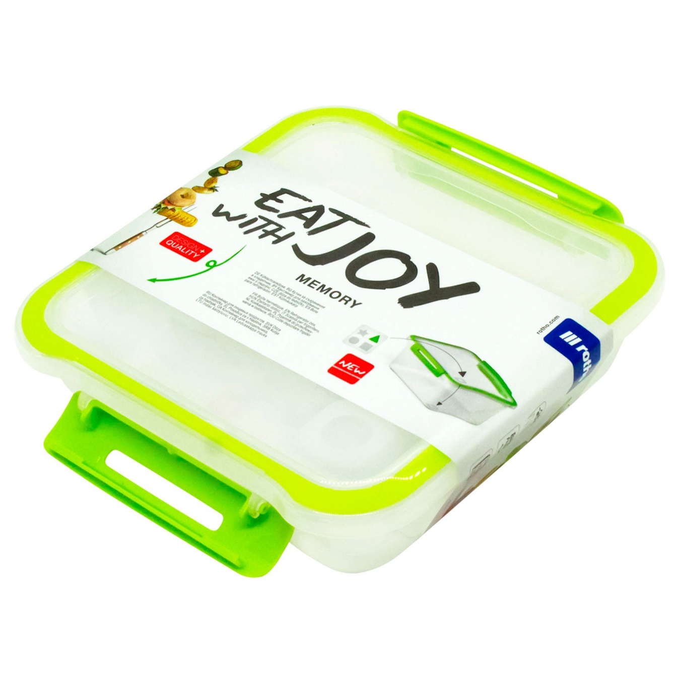 

Емкость для морозилки Rotho Memory вакуумная 0,55л шт